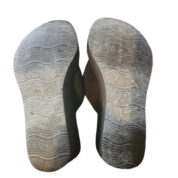 Rocket Dog Brown Platform Flip-flop Sandals size 9 - Picture 4 of 4